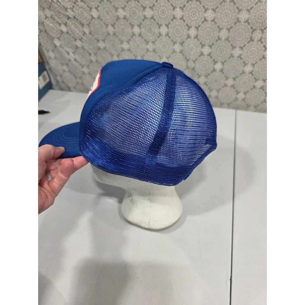 Two Vintage Air Force Trucker Hats Royal Blue‎ Mesh One Size - Picture 9 of 14